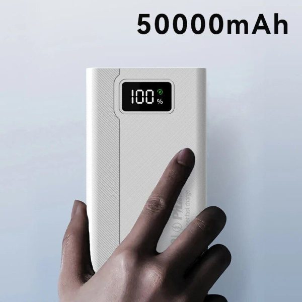 100W Super Fast Charging 50000mAh Power Bank with 4 USB & Wireless Charging - Image 5