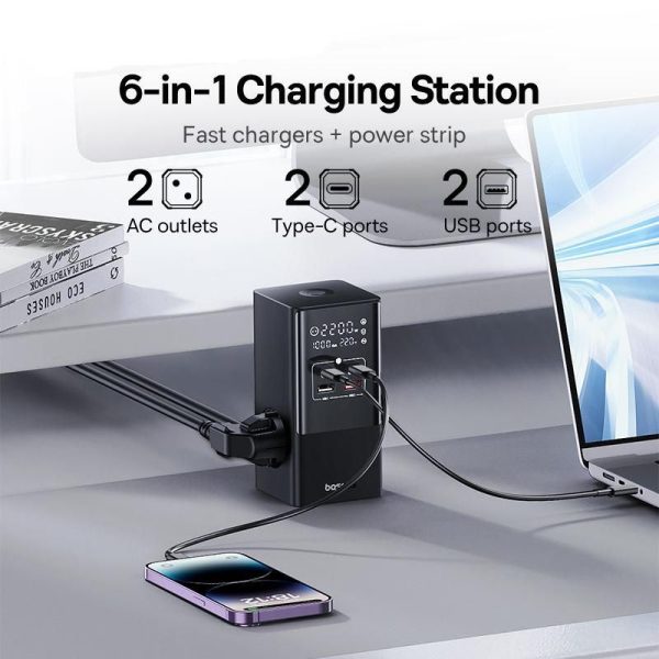 100W Fast USB Charger 6-in-1 - Image 3