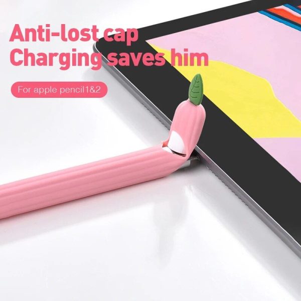 Silicone Protective Cover for Apple Pencil 1 with Anti-Lost Strap - Image 6