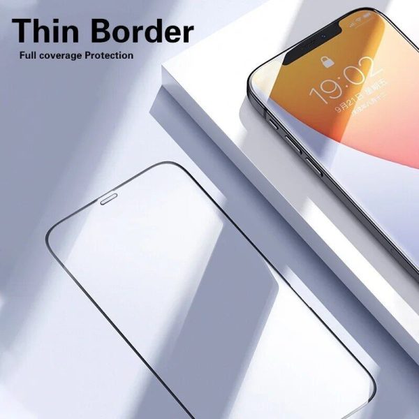 4PCS Full Coverage Tempered Glass Screen Protector for iPhone 13, 12, 11 Pro Max and More - Image 3