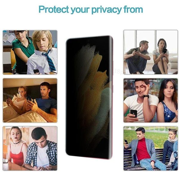 Anti-Spy Matte Ceramic Curved Screen Protector for Samsung Galaxy Series - Image 6