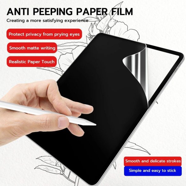 Anti-Spy Privacy Screen Protector Film for iPad Mini 6, Pro 12, 9, 11, Air 4, 10.2 7th 8th Gen - Image 2