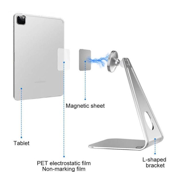 360° Rotatable Aluminum Tablet Stand - Image 4