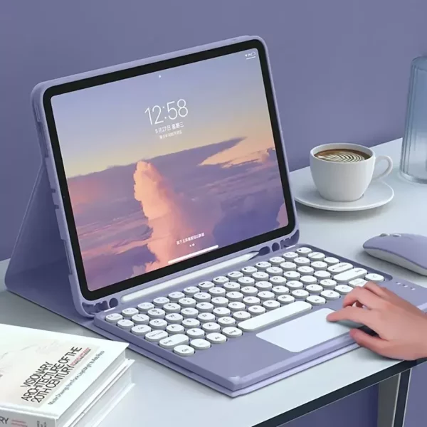 Wireless Bluetooth Keyboard and Mouse Combo for iPad 10.2 & iPad Pro 11 with Protective Case - Image 3