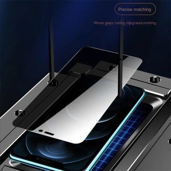 3PCS Anti-Spy Tempered Glass Screen Protector for iPhone 14 Pro Max, 13, 12, 11, XS Max, X, XR, SE, 8, 7, 6 Plus - Front Film, Anti-Glare Protection - Image 5