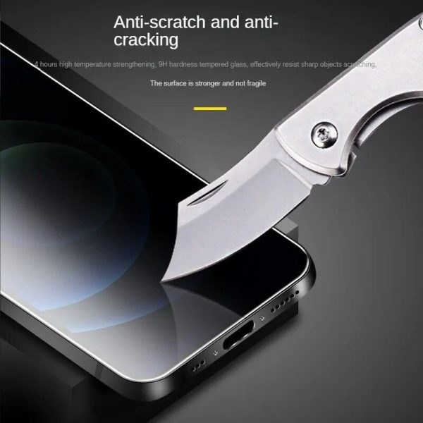 3PCS Anti-Spy Tempered Glass Screen Protector for iPhone 14 Pro Max, 13, 12, 11, XS Max, X, XR, SE, 8, 7, 6 Plus - Front Film, Anti-Glare Protection - Image 3