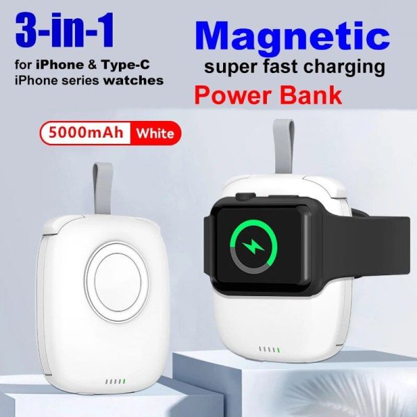 3-in-1 Magnetic Fast Charging Power Bank with Wireless Features - Image 3