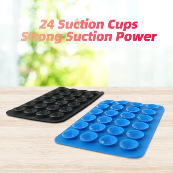 Versatile Silicone Suction Cup Phone Holder; Wall Stand for Smooth Surfaces - Image 2