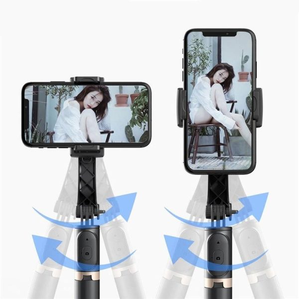 Bluetooth Selfie Stick Tripod with Mobile Video Stabilizer