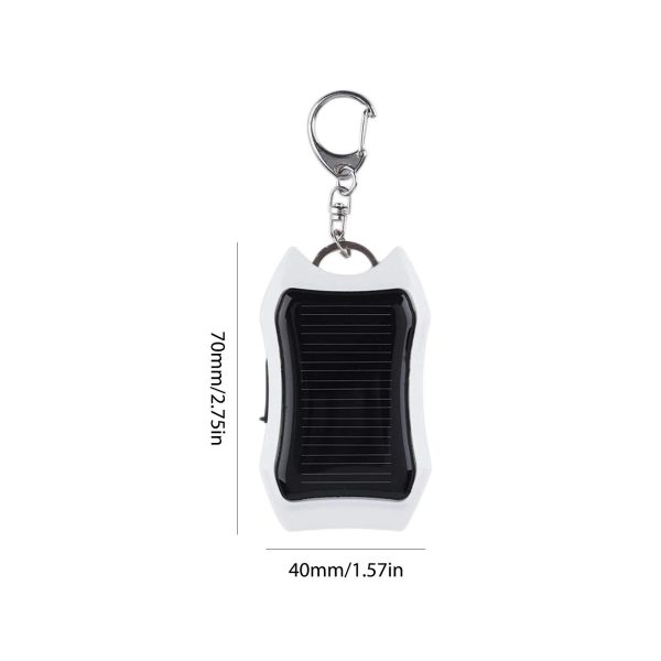 Solar Keychain Power Bank with LED Light - Image 7