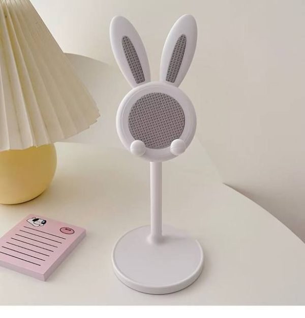 Adjustable Pink Rabbit Phone Holder; Universal Desktop Cell Phone Stand - Image 4