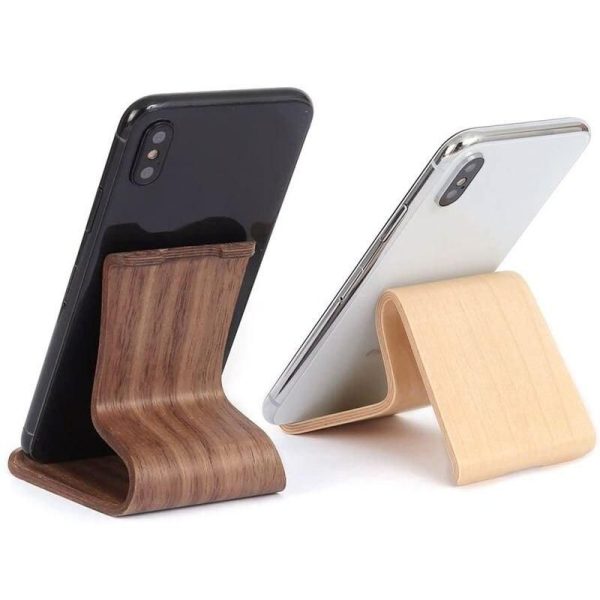 Universal Wooden Desktop Tablet & Mobile Stand