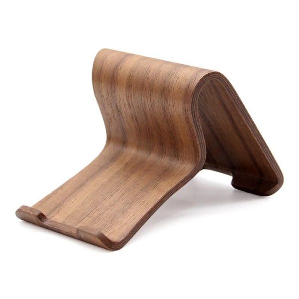 Universal Wooden Desktop Tablet & Mobile Stand - Image 4