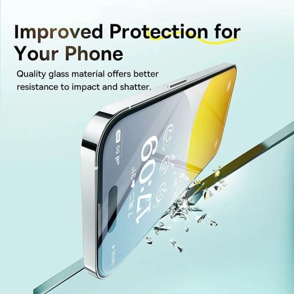 Ultra HD Tempered Glass Screen Protector for iPhone 15/14/13/12 Series - Anti-Blue, Anti-Glare & Dust-proof - Image 5