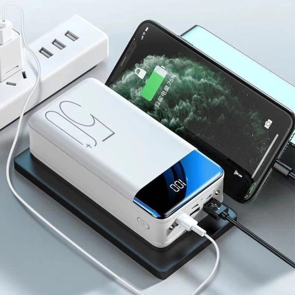 100,000mAh Fast Charging Portable Power Bank with 3 USB Outputs - Image 5