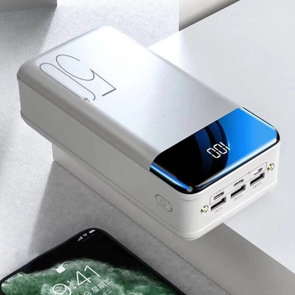 100,000mAh Fast Charging Portable Power Bank with 3 USB Outputs - Image 7