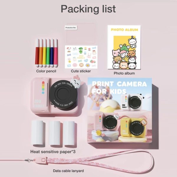 Kids Instant Print Camera | 3.0 Inch HD Screen | 48MP - Image 4