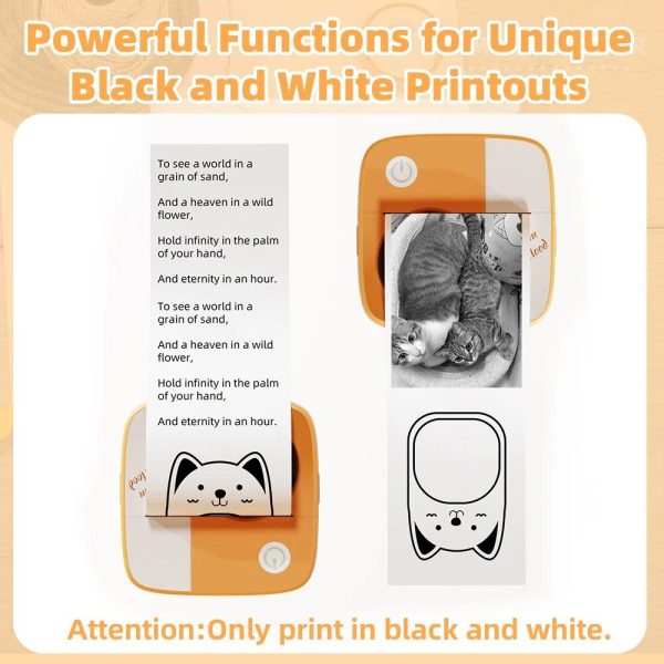 Bluetooth Pocket Thermal Printer - Wireless, Inkless & Portable for On-the-Go Printing - Image 4