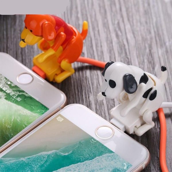 Animated Dog USB Charging Cable - Universal Phone Charger with Fun Moving Design - Image 2