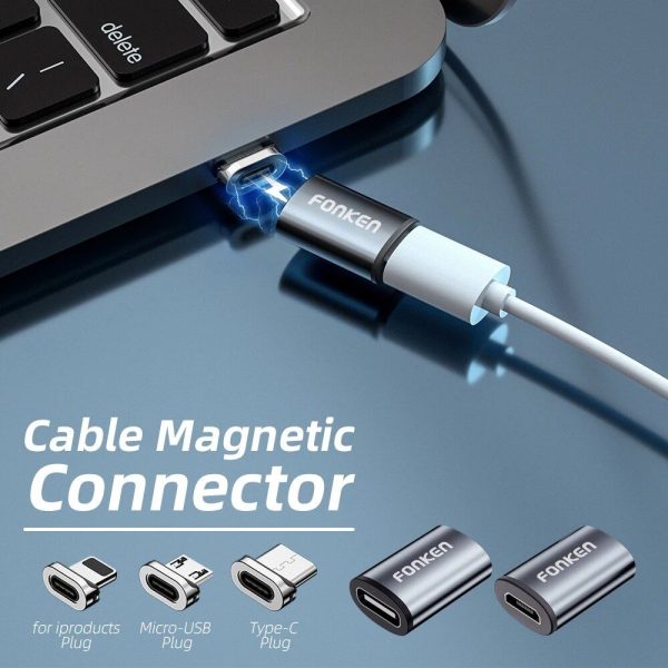 Universal Magnetic Charging Cable Tips - Micro USB & USB-C Connectors - Image 3