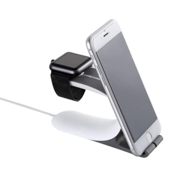 2-in-1 Multi Charging Dock Stand for Apple Watch & Mobile Phones - Image 2