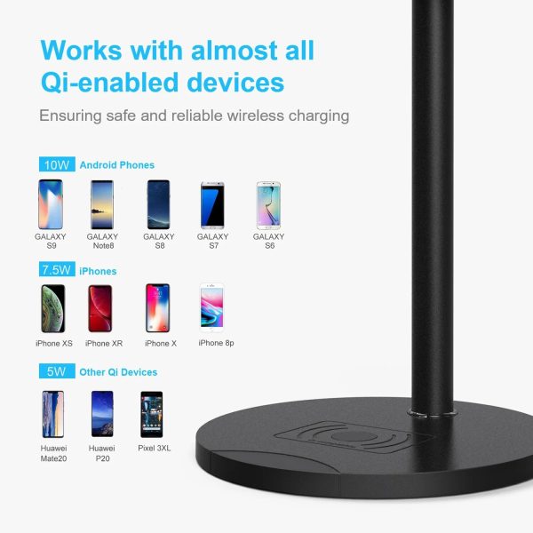 2-in-1 Fast Wireless Charging Pad & Headphone Stand - Image 3