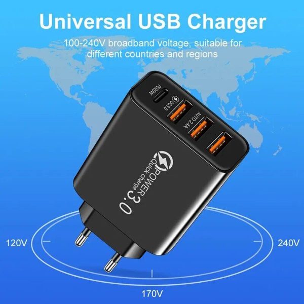 3-Port Adapter with Fast Charging Function - Image 7