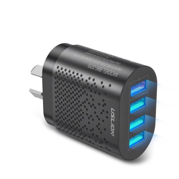 AU 48W 4-Port Fast USB & Type C Travel Charger with Australian Plug