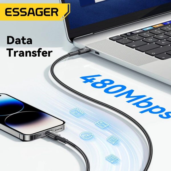 Essager 3A PD29W Fast Charging USB Cable for iPhone - Image 4