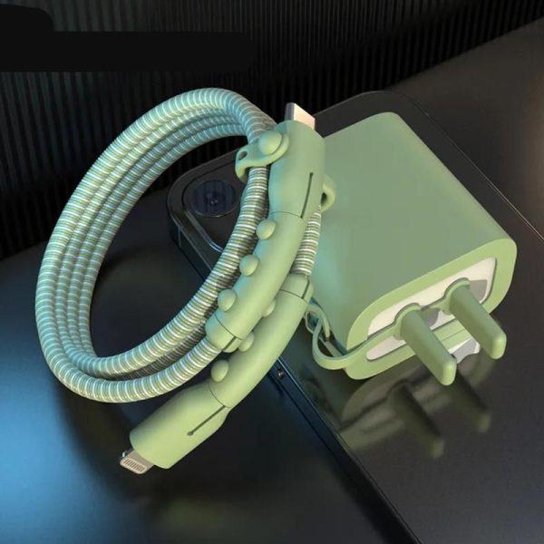 Silicone Cable Protector Sleeve for USB Chargers