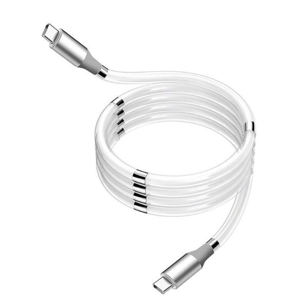 Self-Winding Magnetic Fast Charge & Data Cable - USB Type-C 1M