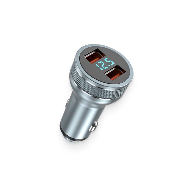 Intelligent Digital Volt Dual-USB Charger Port - Image 2