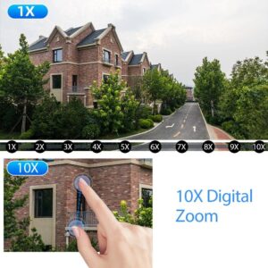 4K 8MP WiFi Bulb Camera with 10X Zoom & Full Color Night Vision - Image 4