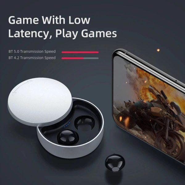 Ultra-Compact Invisible Bluetooth Earbuds with Charging Case – Perfect for Work & Sleep - Image 5