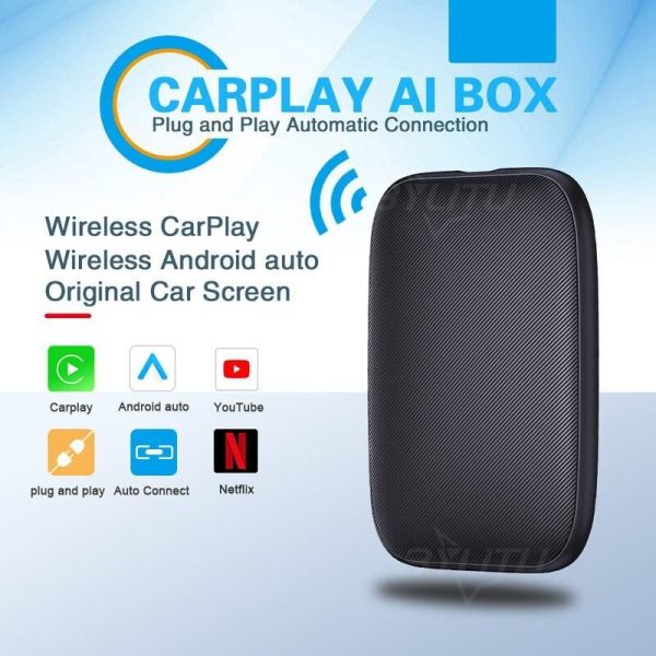 2023 Universal Car Wired to Wireless CarPlay Adapter with Android Auto, Netflix & YouTube - Image 2