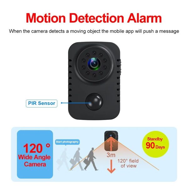 1080P Mini Body Camcorder with Night Vision & Motion Detection - Image 4