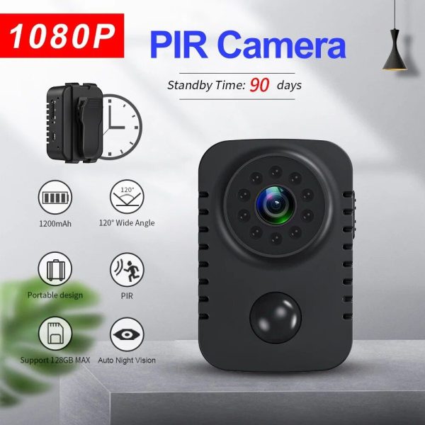 1080P Mini Body Camcorder with Night Vision & Motion Detection - Image 2