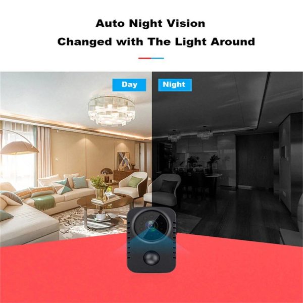 1080P Mini Body Camcorder with Night Vision & Motion Detection - Image 3