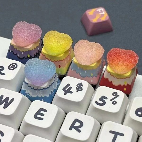 Colorful Candy Sugar Love for Cross Shaft Mechanical Keyboards - Image 3