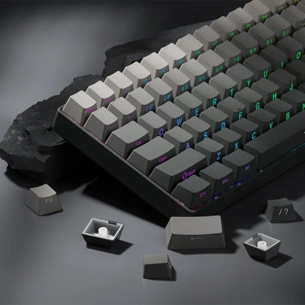 136-Key Gradient PBT Double Shot Backlit Keycaps for MX Mechanical Keyboards - Image 2