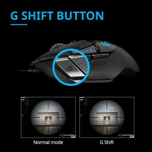 Wired Gaming Mouse with 11 Programmable Buttons & Dual-Mode Roller - Image 6