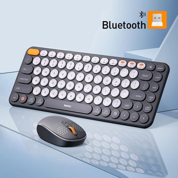 Wireless Keyboard and Mouse Combo - Bluetooth & 2.4GHz USB - Image 2