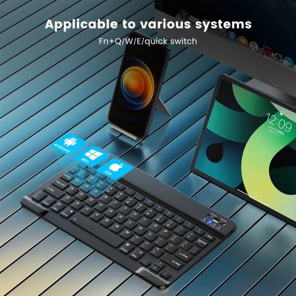 Mini Wireless Bluetooth Rechargeable Keyboard - Multilingual for iOS, Android & Windows Devices - Image 4