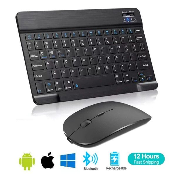 Mini Wireless Bluetooth Rechargeable Keyboard - Multilingual for iOS, Android & Windows Devices - Image 2