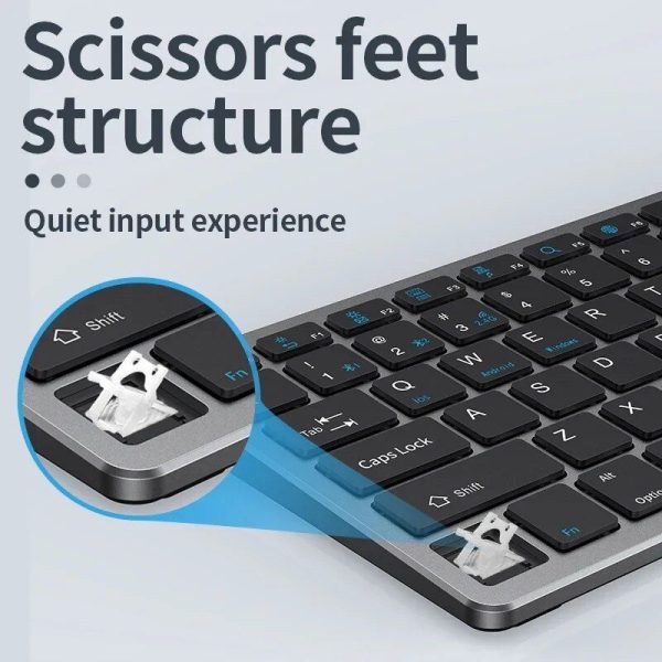 Wireless Bluetooth Gaming Keyboard for Tablets, Phones, & Laptops - Image 3