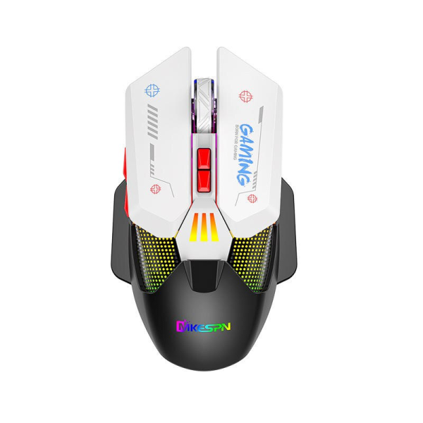 Elite Precision 2.4G Wireless Gaming Mouse - 10000DPI, Rechargeable with Programmable RGB Lighting