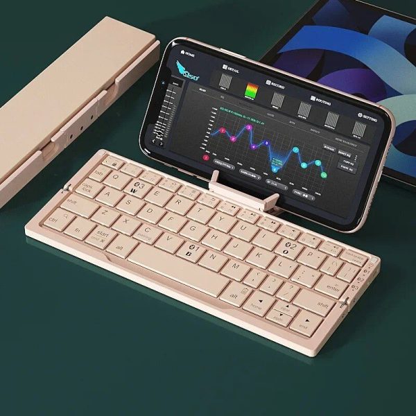 Portable Bluetooth Folding Keyboard for Tablets & Laptops