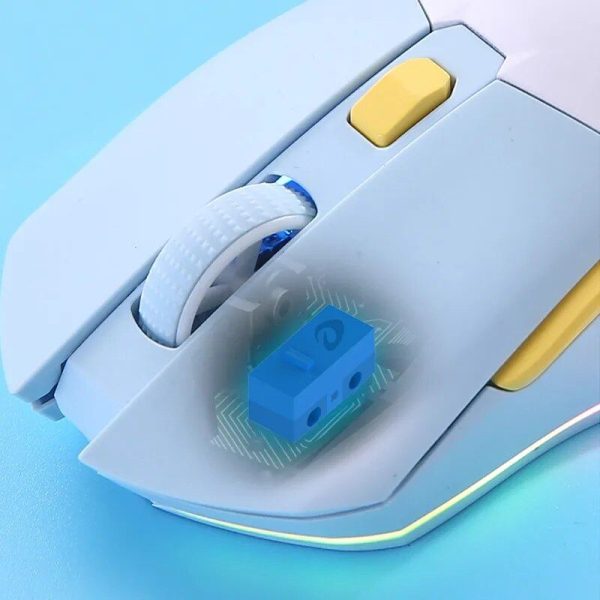 Dual-Mode Wireless/Wired RGB Gaming Mouse with Rechargeable Battery & Macro Settings - Image 7