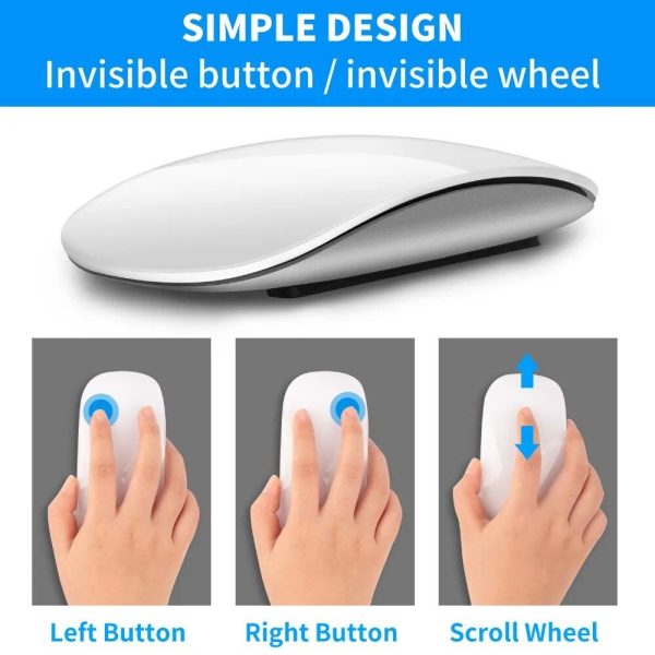 Wireless Bluetooth Ergonomic Mouse for MacBook - Image 3