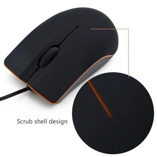 1200DPI Wired Mouse with Non-Slip Matte Texture for Business and Home Use - Image 6